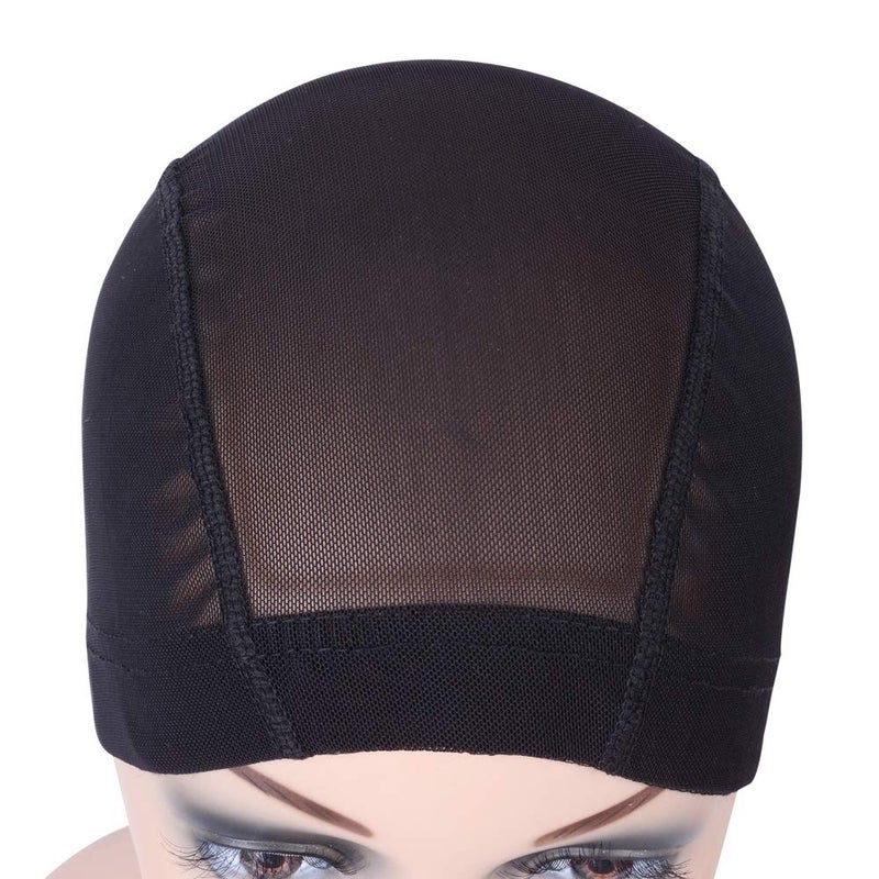 YANTAISIYU 5 Pcs/lot Mesh Dome Caps for Wigs Stretchable Hairnets Wig Caps for Women (Mesh Cap M) - Image 2